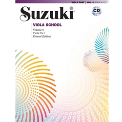 Suzuki Viola School, Volume 6 - Revised Edition -