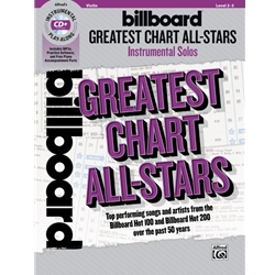 Billboard Greatest Chart All-Stars Instrumental Solos for Strings - 2 & 3