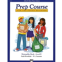 Alfred's Basic Piano Prep Course: Notespeller Book - E