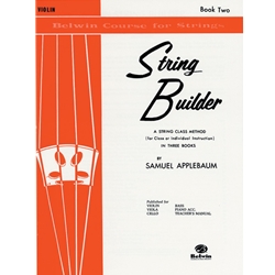 Belwin Course for Strings: String Builder, Book 2 - Intermediate