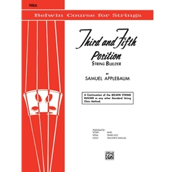 Belwin Course for Strings: Third and Fifth Position String Builder - Intermediate