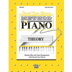 David Carr Glover Method for Piano: Theory, Pre-Reading -