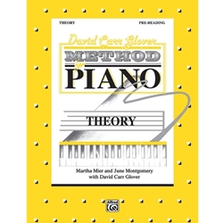 David Carr Glover Method for Piano: Theory, Pre-Reading -