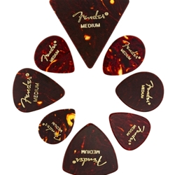 Fender Celluloid Shape Medley - 8 Pick Pack