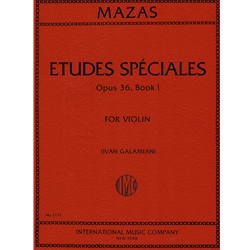 Etudes Speciales Op.36, Book I -