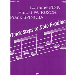 Quick Steps to Note Reading, Volume 1 - Beginning