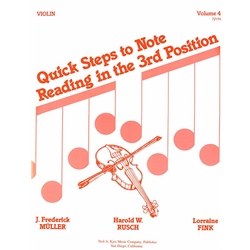 Quick Steps to Note Reading, Volume 4 - Intermediate