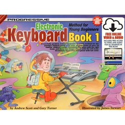 Progressive Electronic Keyboard Method for Young Beginners Book - 1