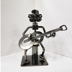 Nuts & Bolts Seated Guitarist