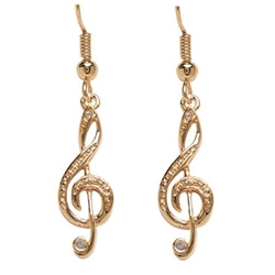 Treble Clef Earrings