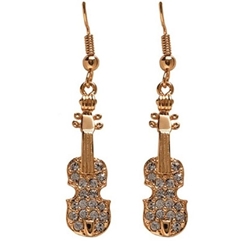 Broadway 202757G Violin Earrings