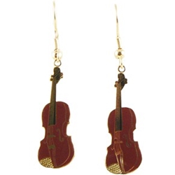 Violin Earrings