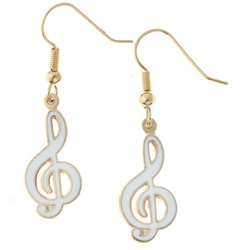 G Clef Earrings