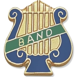 Band Lyre Award Pin