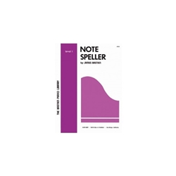 Bastien Piano Library: Note Speller - 1