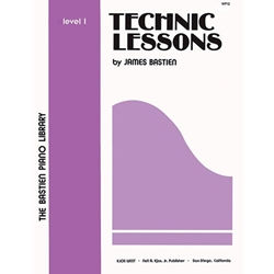 Bastien Piano Library: Technic Lessons - 1