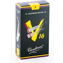 Vandoren Alto Sax Reeds - V16 - Box of 10