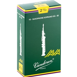 Vandoren Soprano Sax Reeds - Java - Box of 10