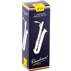 Vandoren Baritone Sax Reeds - Traditional - Box of 5