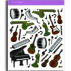 Keyboard and Instrument Stickers