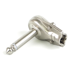 Switchcraft 1/4" TS Connecter Right Angle - Pancake Style