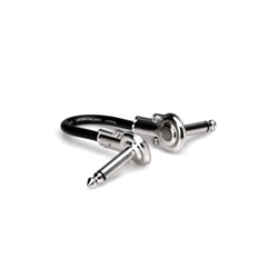 Hosa Guitar Patch Cable - Low-profile Right-angle to Same - 3'