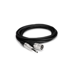 Hosa Unbalanced Interconnect - REAN 1/4 in TS to XLR3M - 3'