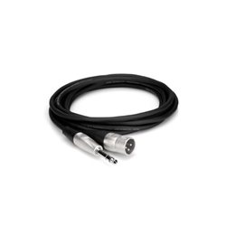 Hosa Balanced Interconnect - REAN 1/4 in TRS to XLR3M - 5'