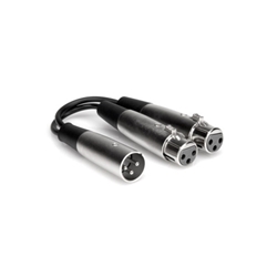 Hosa Y Cable - Dual XLR3F to XLR3M