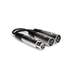 Hosa Y Cable - XLR3F to Dual XLR3M