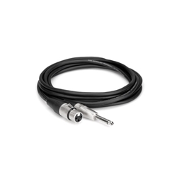 Hosa Pro Unbalanced Interconnect - REAN XLR3F to 1/4 in TS - 3'