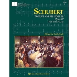 Schubert Twelve Valses Nobles Opus 77 For the Piano -