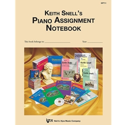 Keith Snell's PIano Assignment Notebook -
