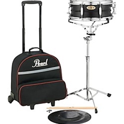 Pearl Snare Drum Kit with Wheel Case