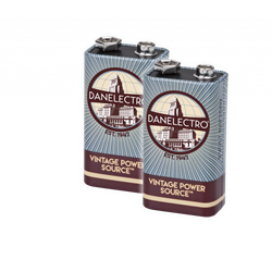 Danelectro 9V Zinc Chloride Battery - 2 Pack