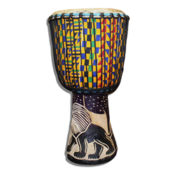 Medium-Large Djembe - Handmade in Ghana