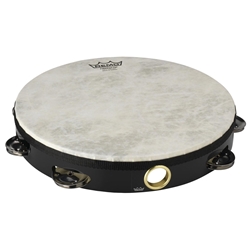 Remo TA-5110-70 Tambourine Fiberskyn 3 - Single Row 10"