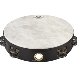 Remo TA-5210-70 Tambourine Fiberskyn 3 - Double Row 10"