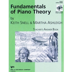 Fundamentals of Piano Theory - Answer Book - 3