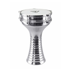 Tycoon Percussion TDA-ALP Aluminum Darbuka - Built in Tambourine