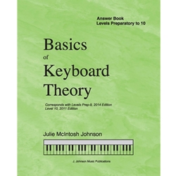 Basics of Keyboard Theory Answer Key - 7th Edition - All Levels