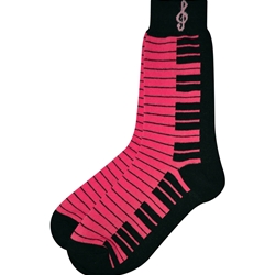 Women's Pink Keyboard Socks