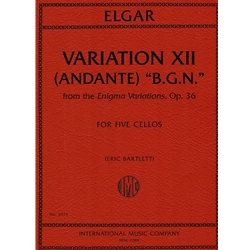 Variation XII (Andante) "B.G.N." -