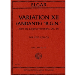Variation XII (Andante) "B.G.N." -