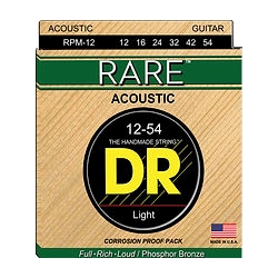 DR Strings Rare Acoustic Guitar Set Light 12-54