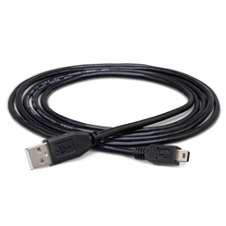 Hosa USB-206AM High Speed USB Cable - A to Mini-B 6'