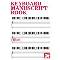 Keyboard Manuscript Book -