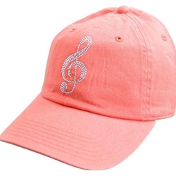 AIM MUHW13 Hat with G Clef Rhinestones One Size