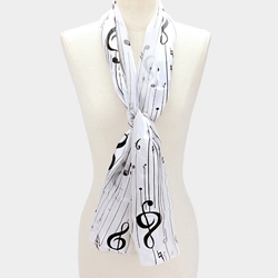 Melodious Satin Scarf