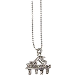 Grand Piano Pendant Necklace